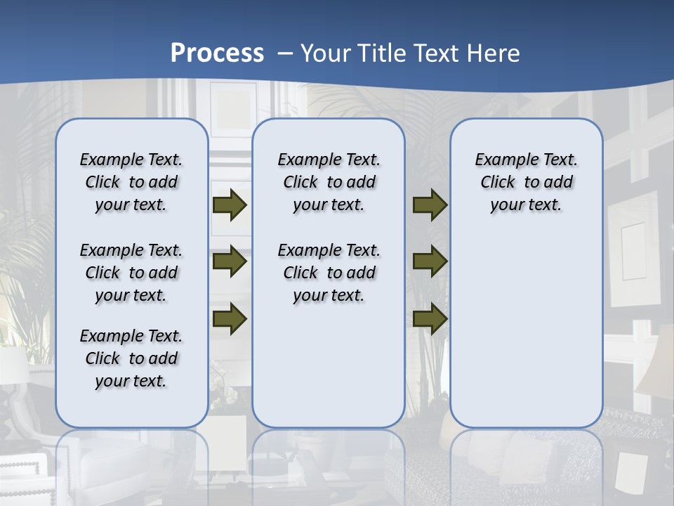 Decor Lamp Fireplace PowerPoint Template