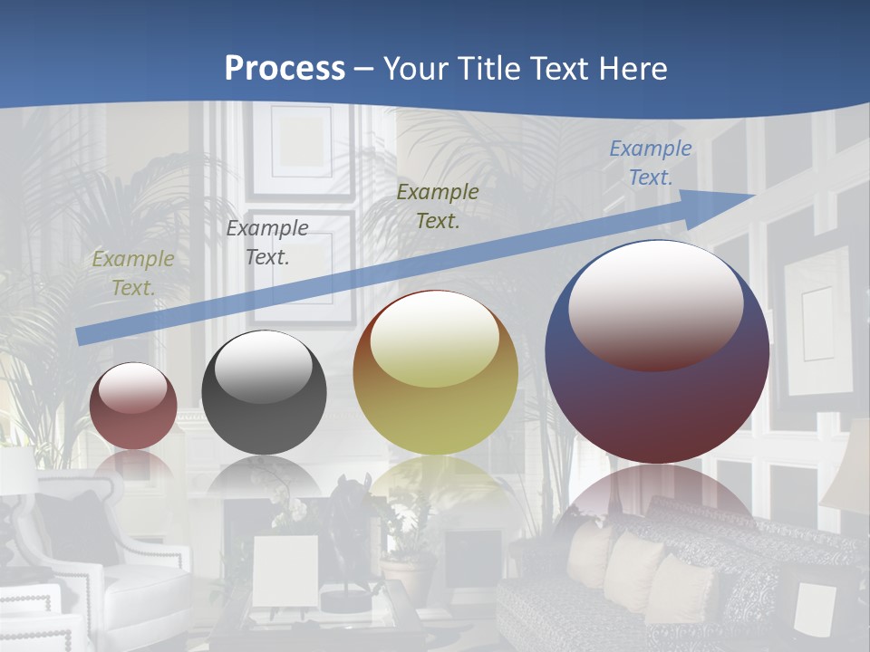 Decor Lamp Fireplace PowerPoint Template