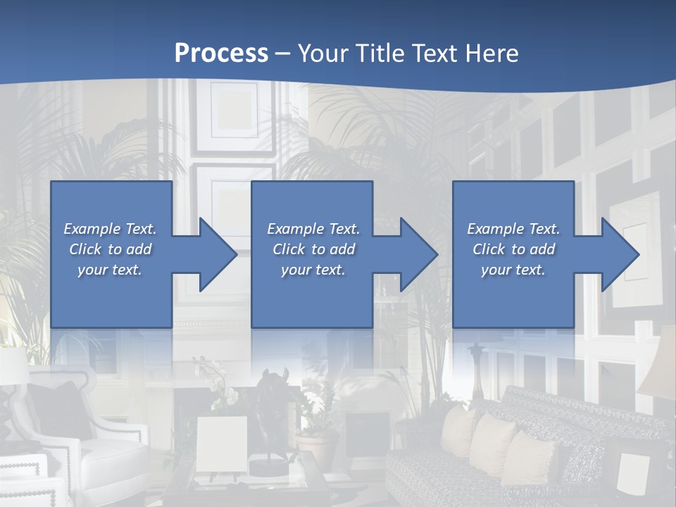 Decor Lamp Fireplace PowerPoint Template