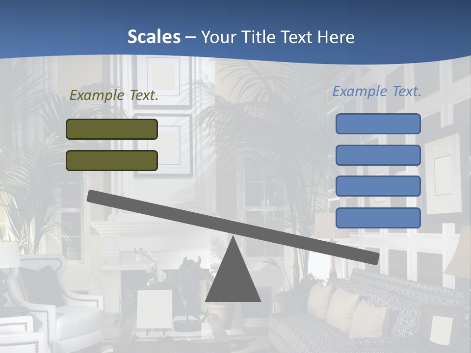Decor Lamp Fireplace PowerPoint Template