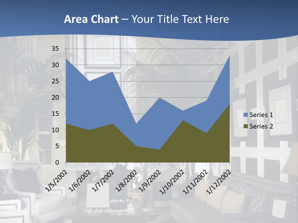 Decor Lamp Fireplace PowerPoint Template
