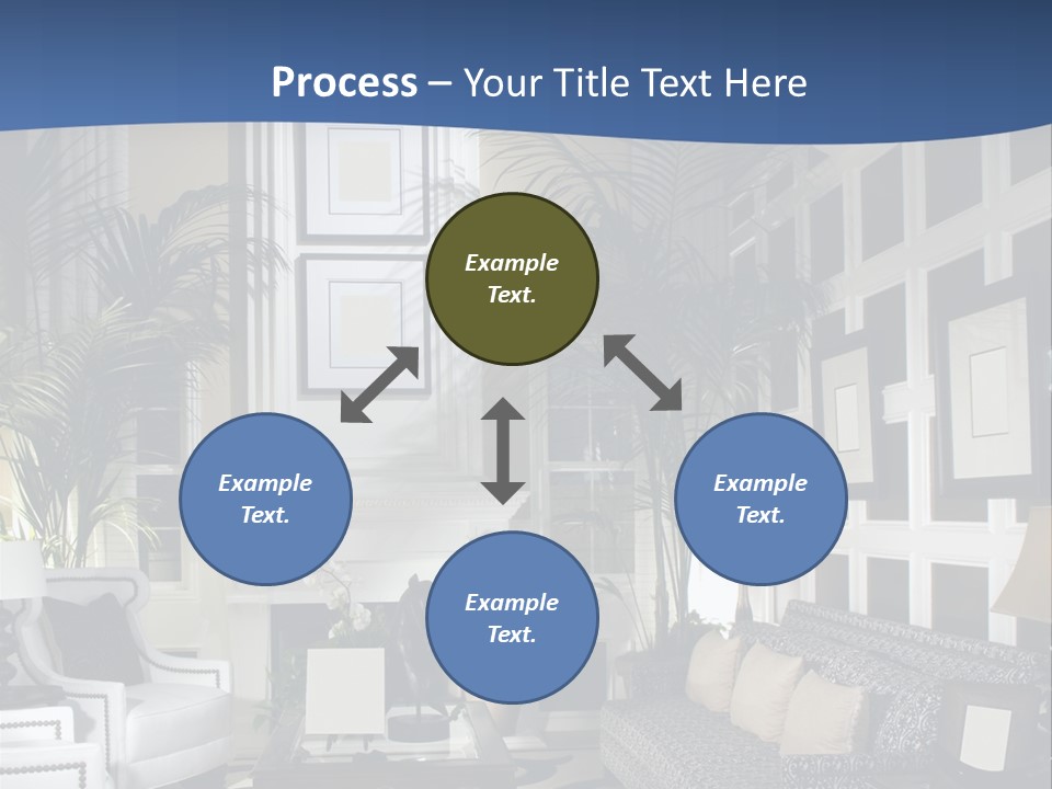 Decor Lamp Fireplace PowerPoint Template