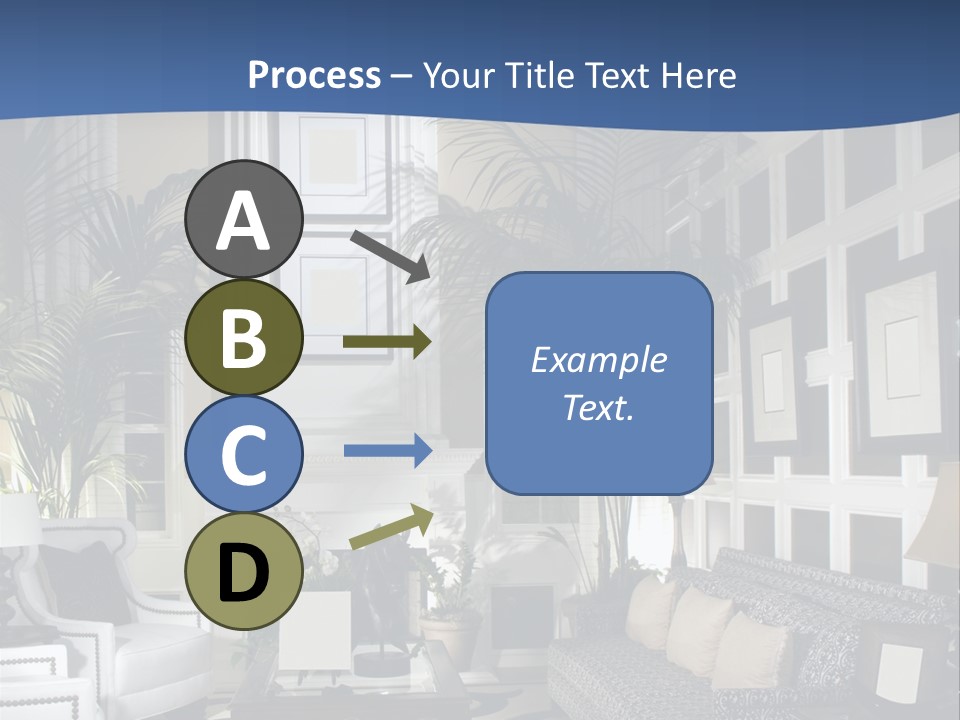 Decor Lamp Fireplace PowerPoint Template