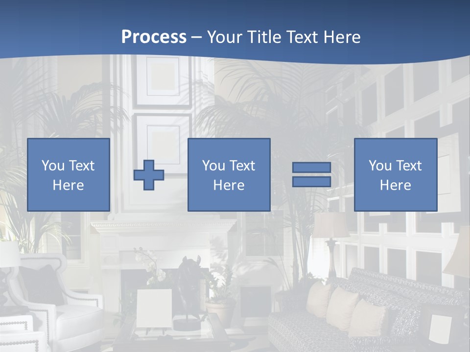 Decor Lamp Fireplace PowerPoint Template