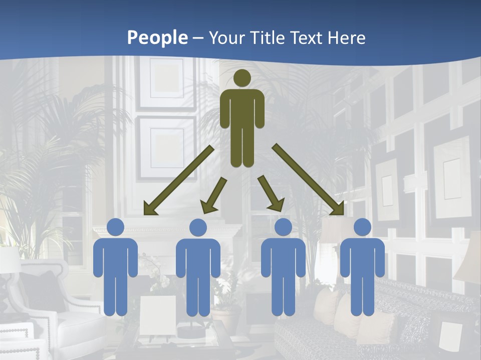 Decor Lamp Fireplace PowerPoint Template