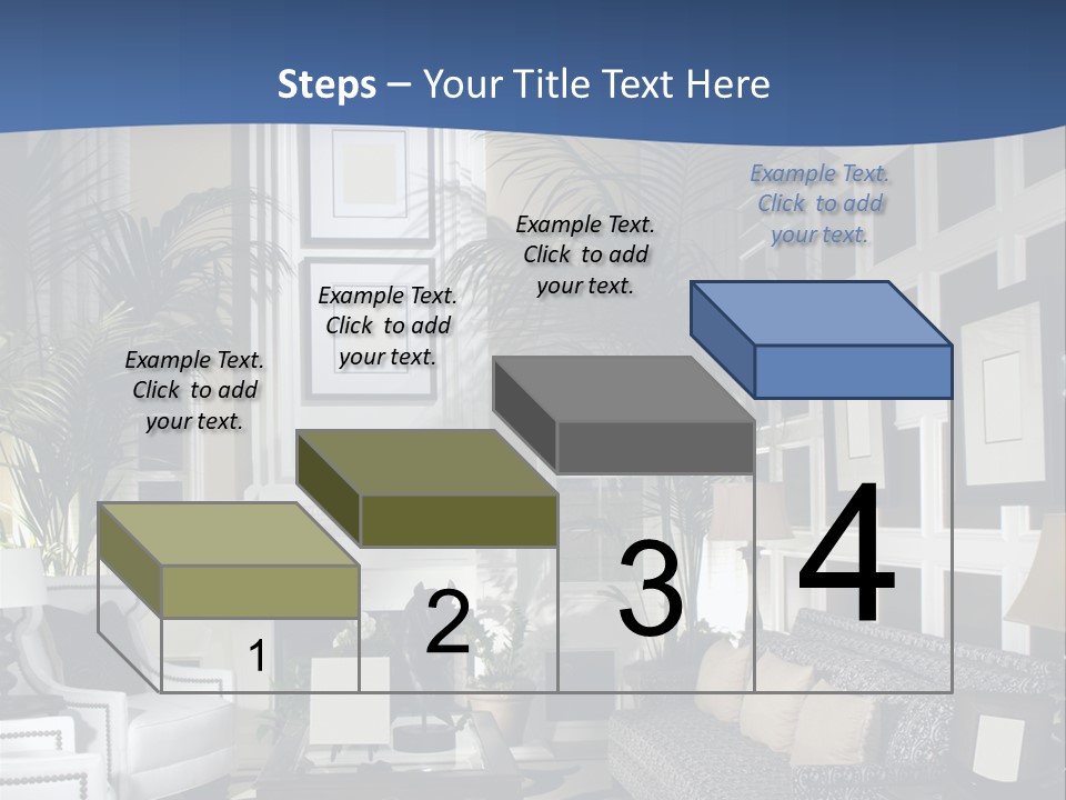 Decor Lamp Fireplace PowerPoint Template