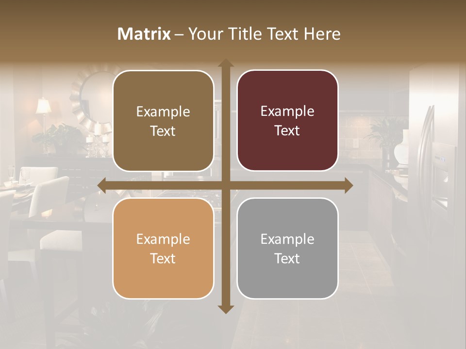 Steel Home Improvement Marbled Effect PowerPoint Template