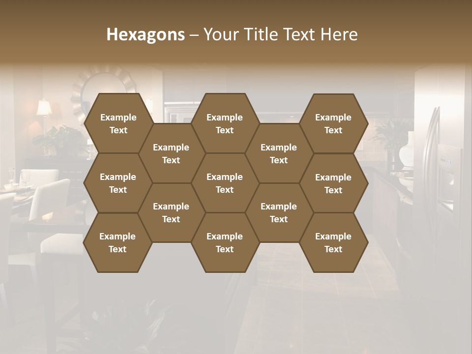 Steel Home Improvement Marbled Effect PowerPoint Template