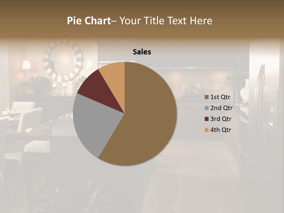 Steel Home Improvement Marbled Effect PowerPoint Template