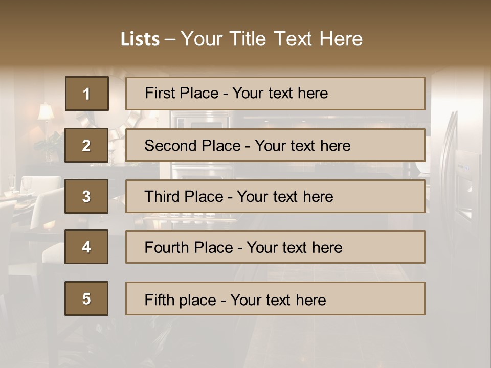 Steel Home Improvement Marbled Effect PowerPoint Template