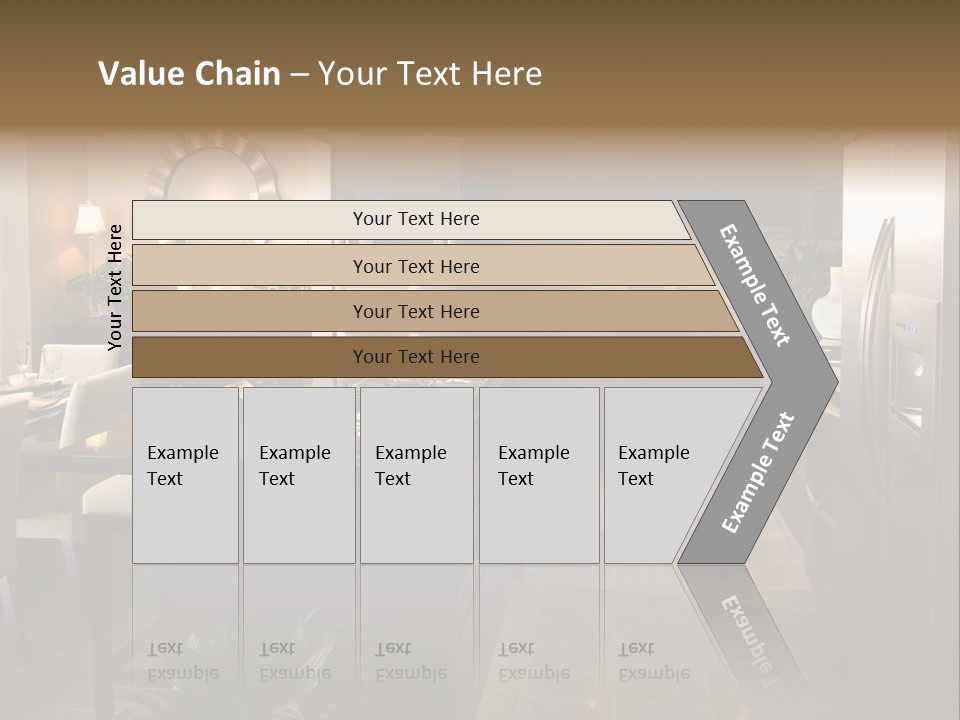 Steel Home Improvement Marbled Effect PowerPoint Template