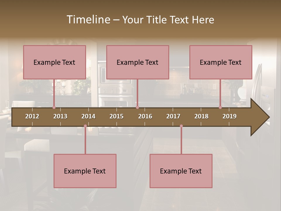 Steel Home Improvement Marbled Effect PowerPoint Template
