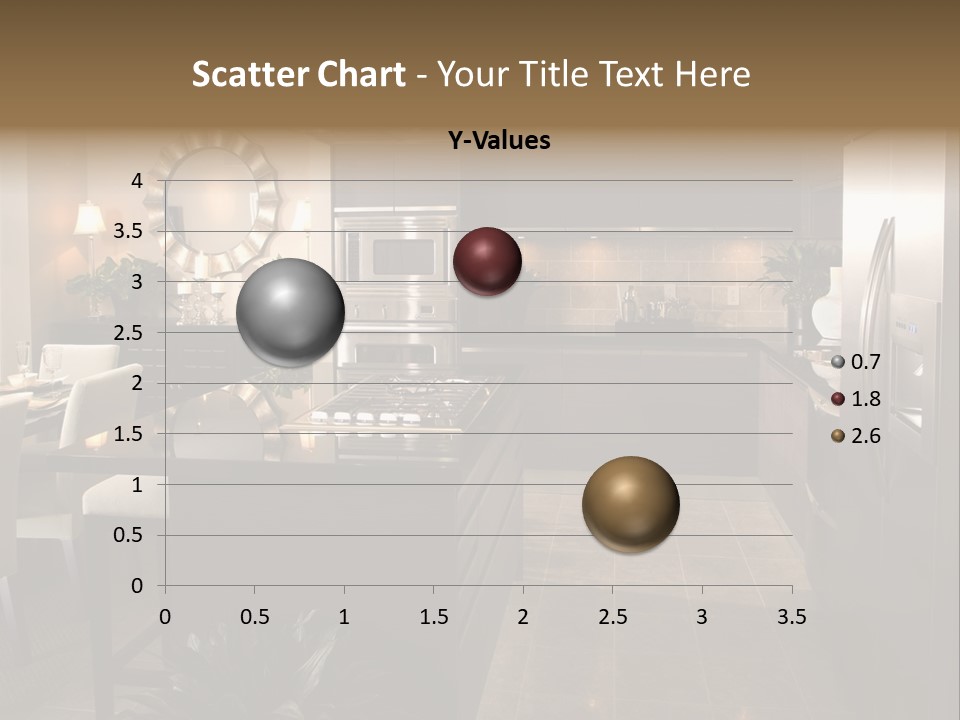 Steel Home Improvement Marbled Effect PowerPoint Template
