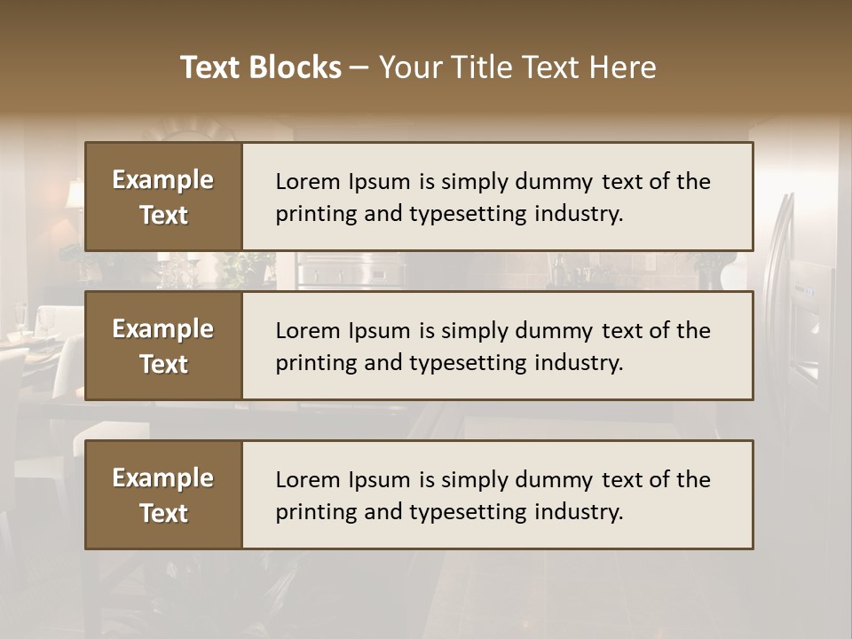 Steel Home Improvement Marbled Effect PowerPoint Template