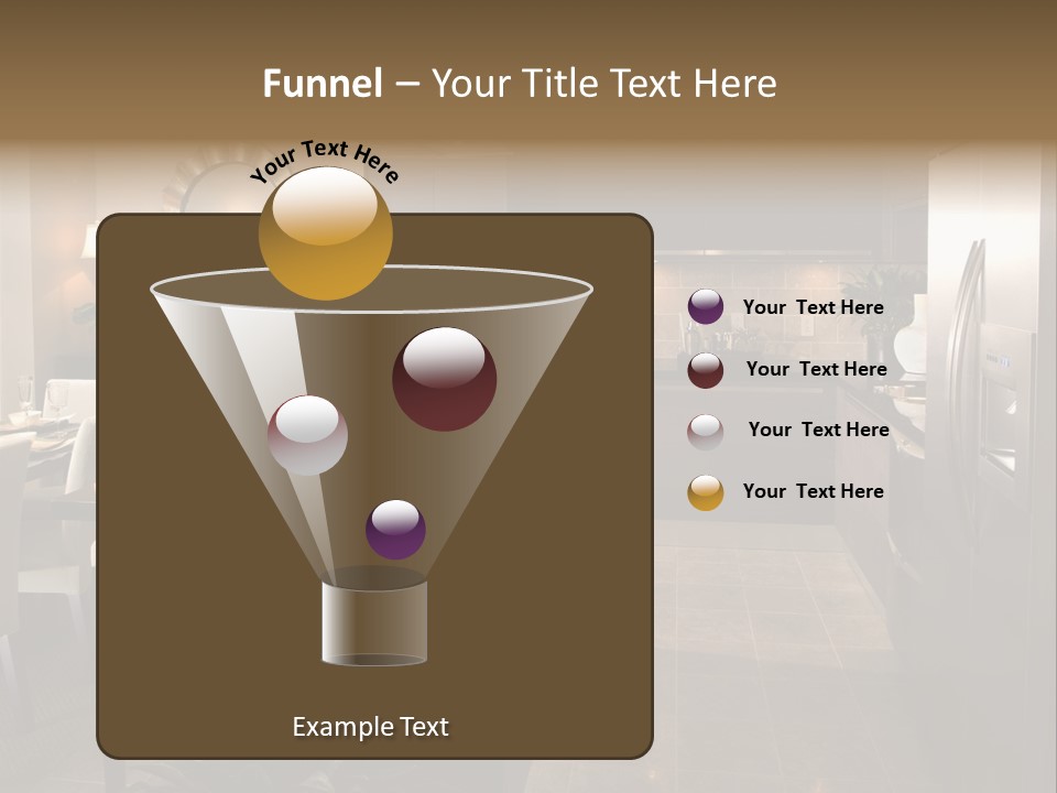 Steel Home Improvement Marbled Effect PowerPoint Template