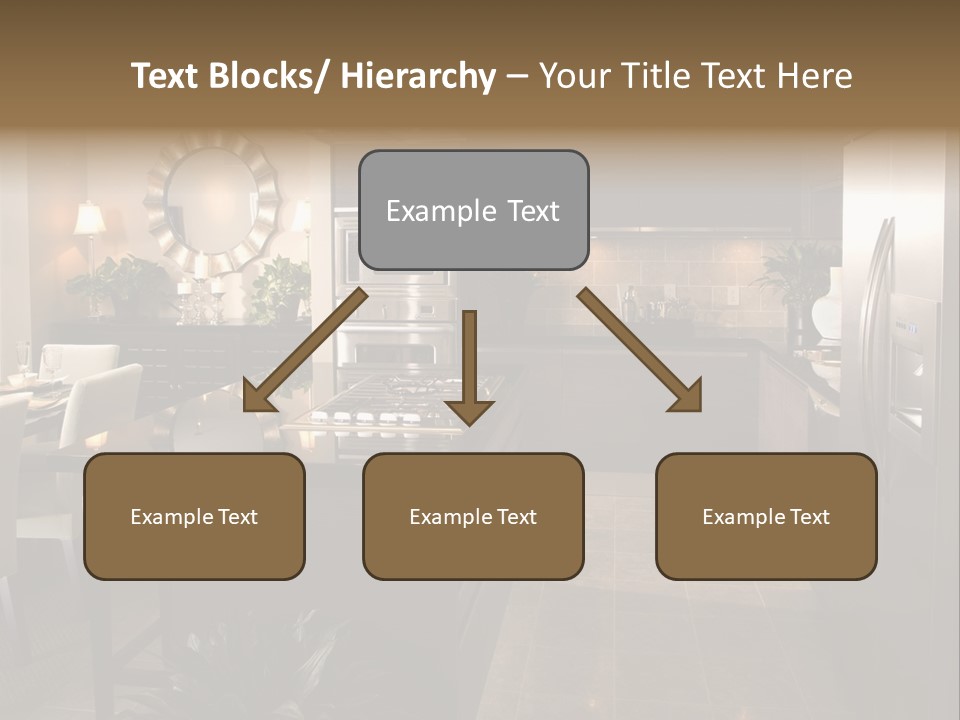 Steel Home Improvement Marbled Effect PowerPoint Template
