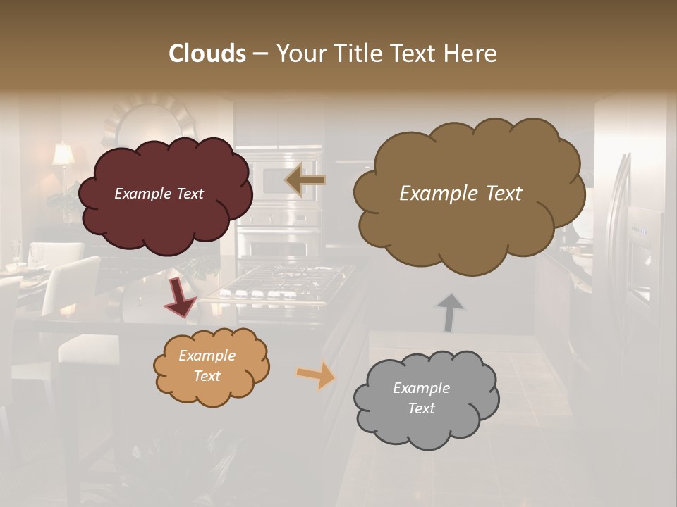 Steel Home Improvement Marbled Effect PowerPoint Template