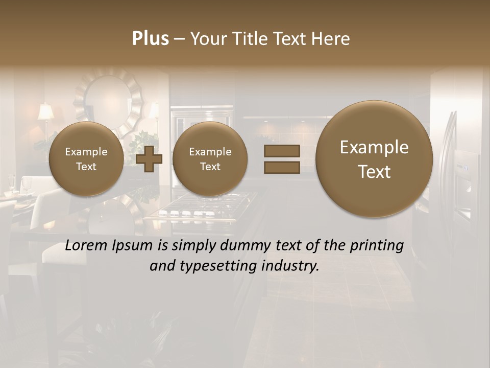 Steel Home Improvement Marbled Effect PowerPoint Template