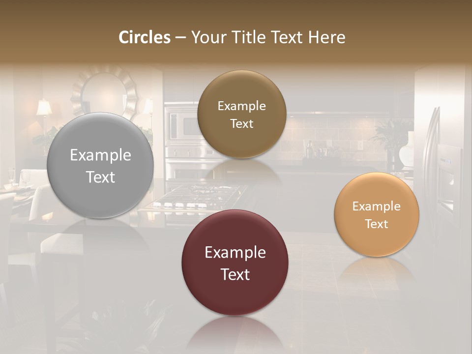 Steel Home Improvement Marbled Effect PowerPoint Template