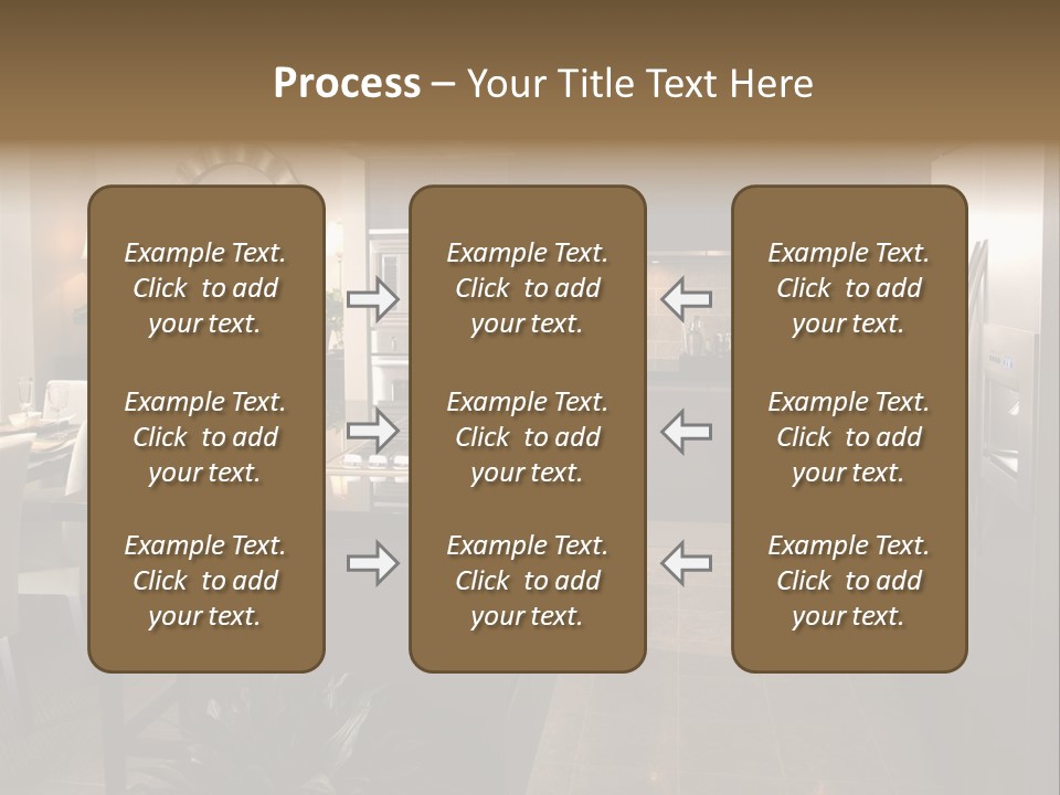 Steel Home Improvement Marbled Effect PowerPoint Template