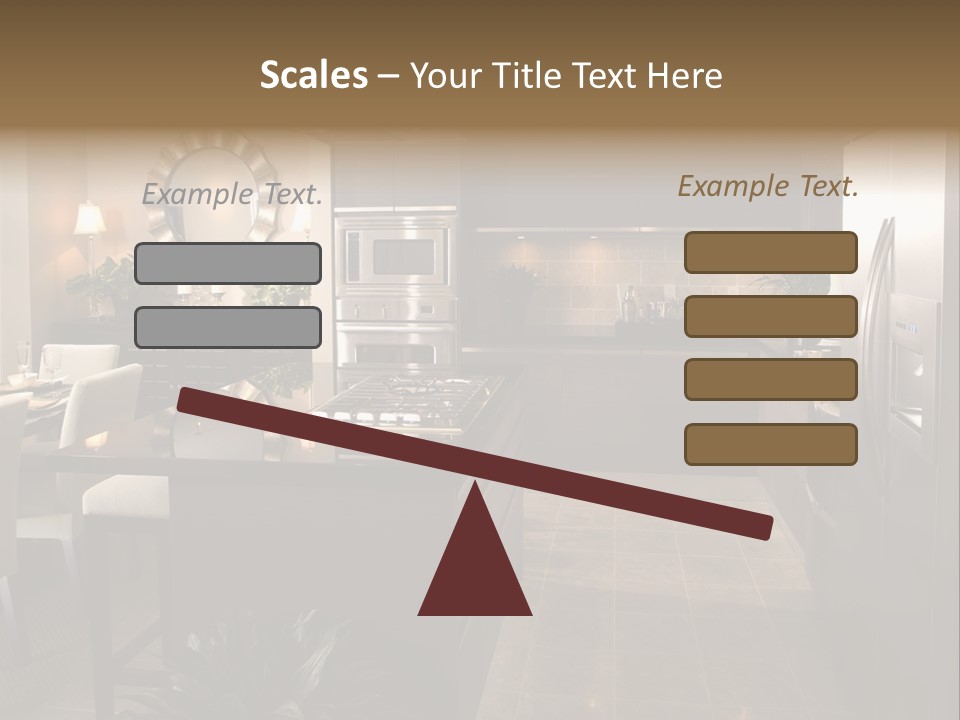 Steel Home Improvement Marbled Effect PowerPoint Template