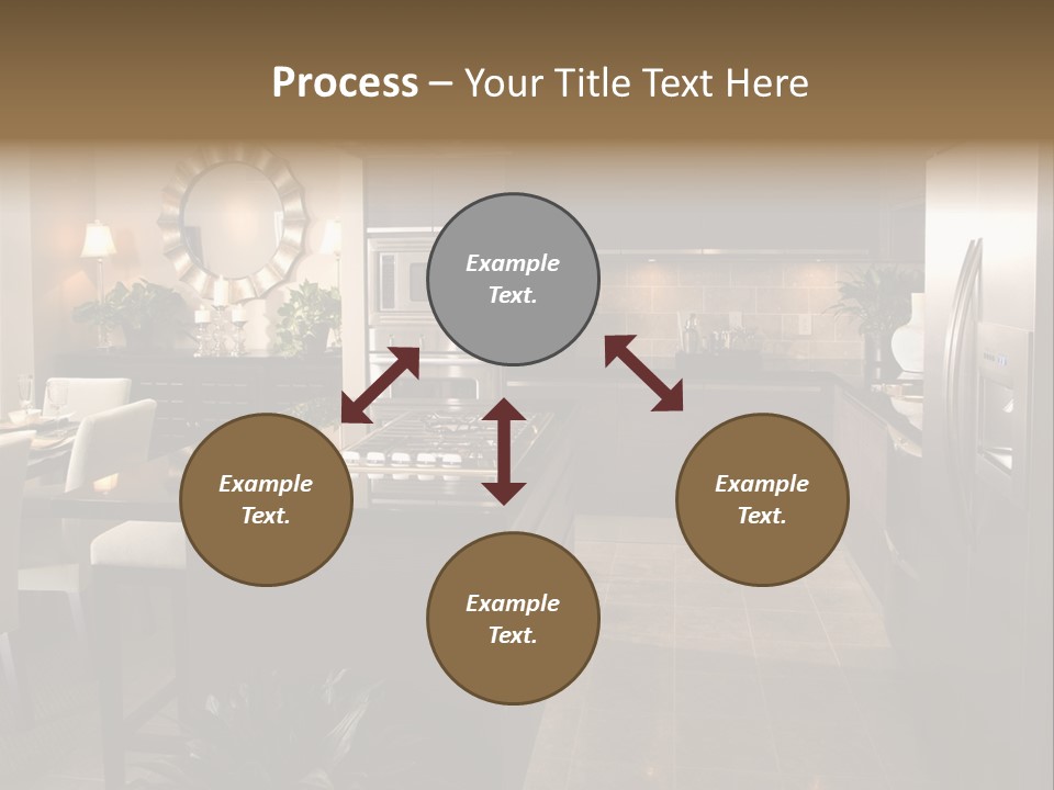 Steel Home Improvement Marbled Effect PowerPoint Template