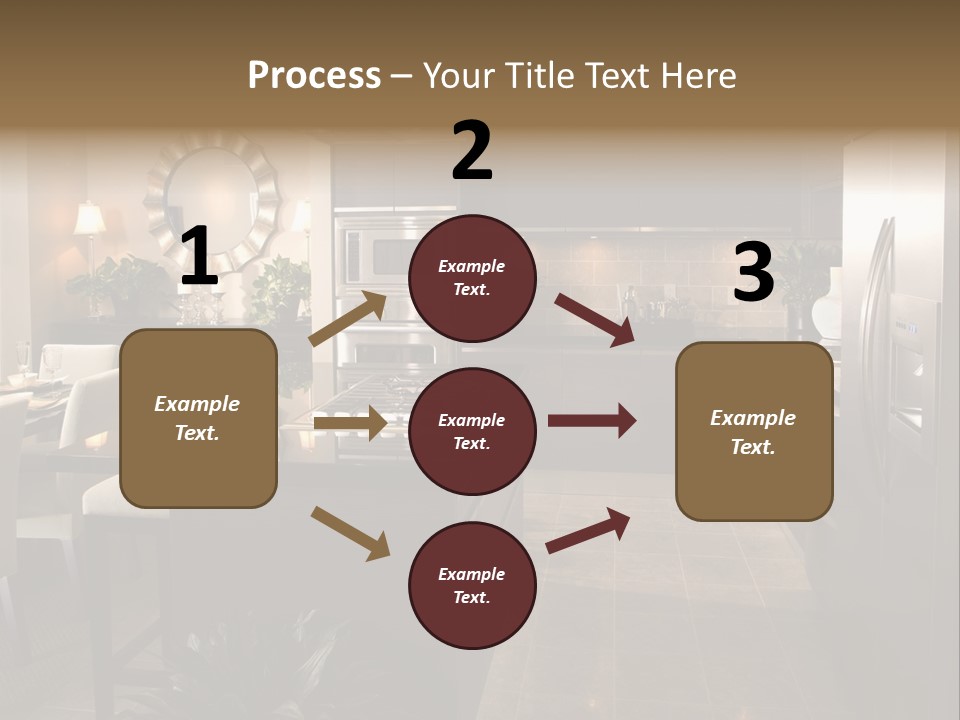 Steel Home Improvement Marbled Effect PowerPoint Template