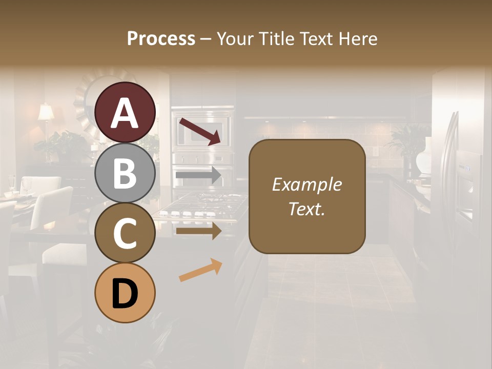 Steel Home Improvement Marbled Effect PowerPoint Template