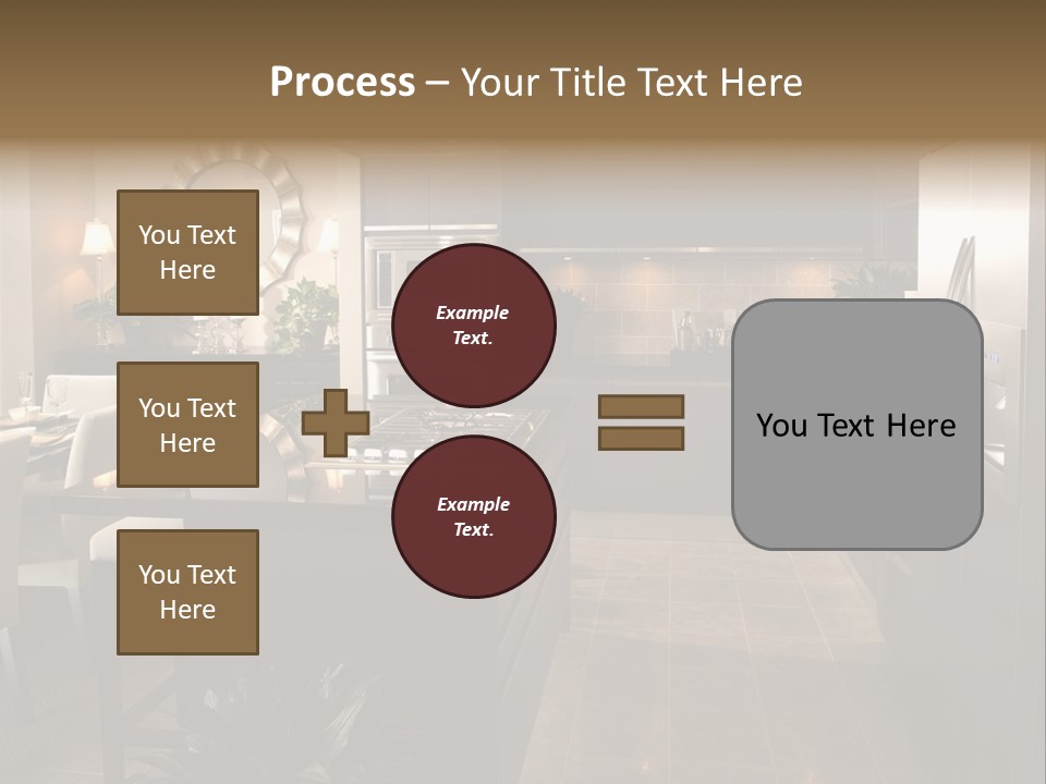 Steel Home Improvement Marbled Effect PowerPoint Template