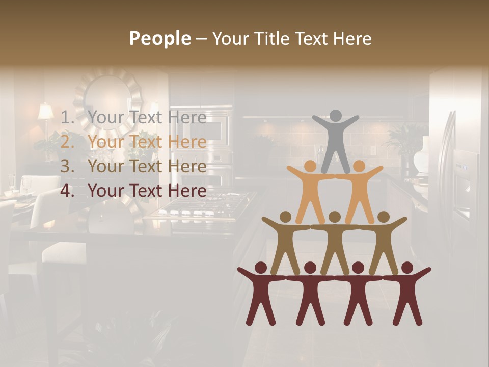 Steel Home Improvement Marbled Effect PowerPoint Template