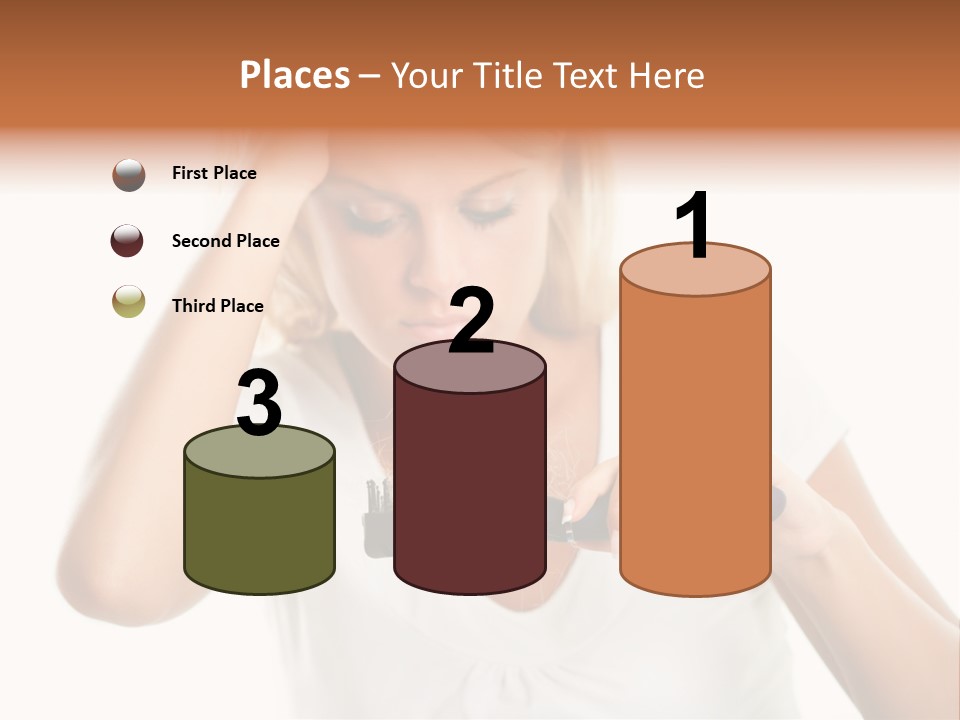 Worried Hair Loss People PowerPoint Template