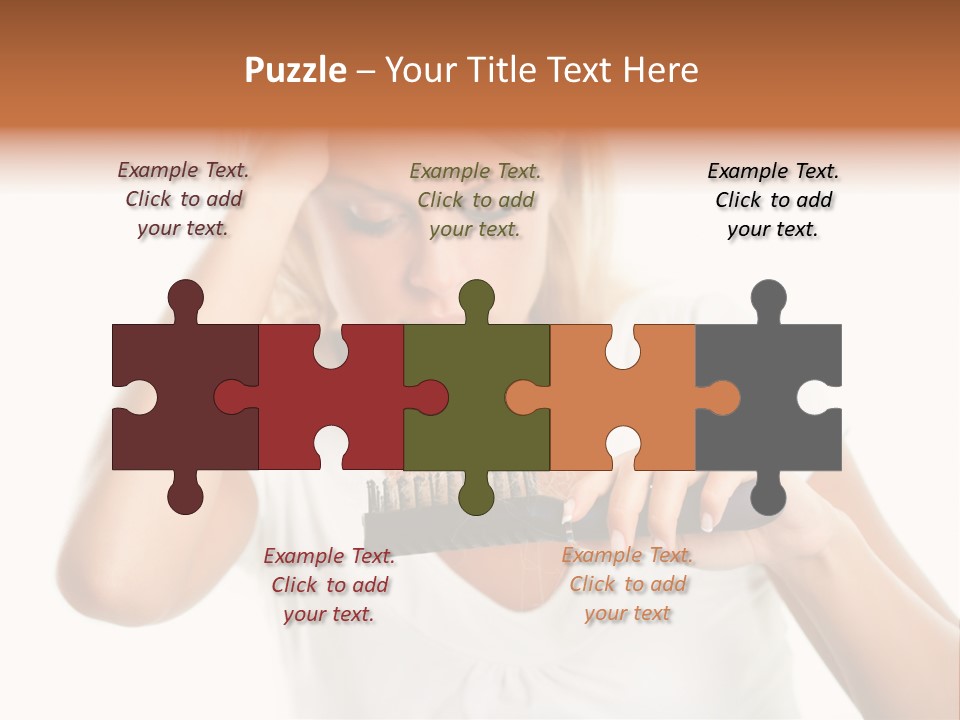 Worried Hair Loss People PowerPoint Template