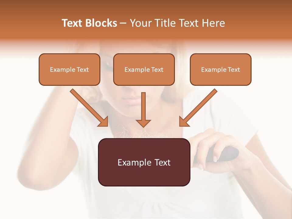 Worried Hair Loss People PowerPoint Template