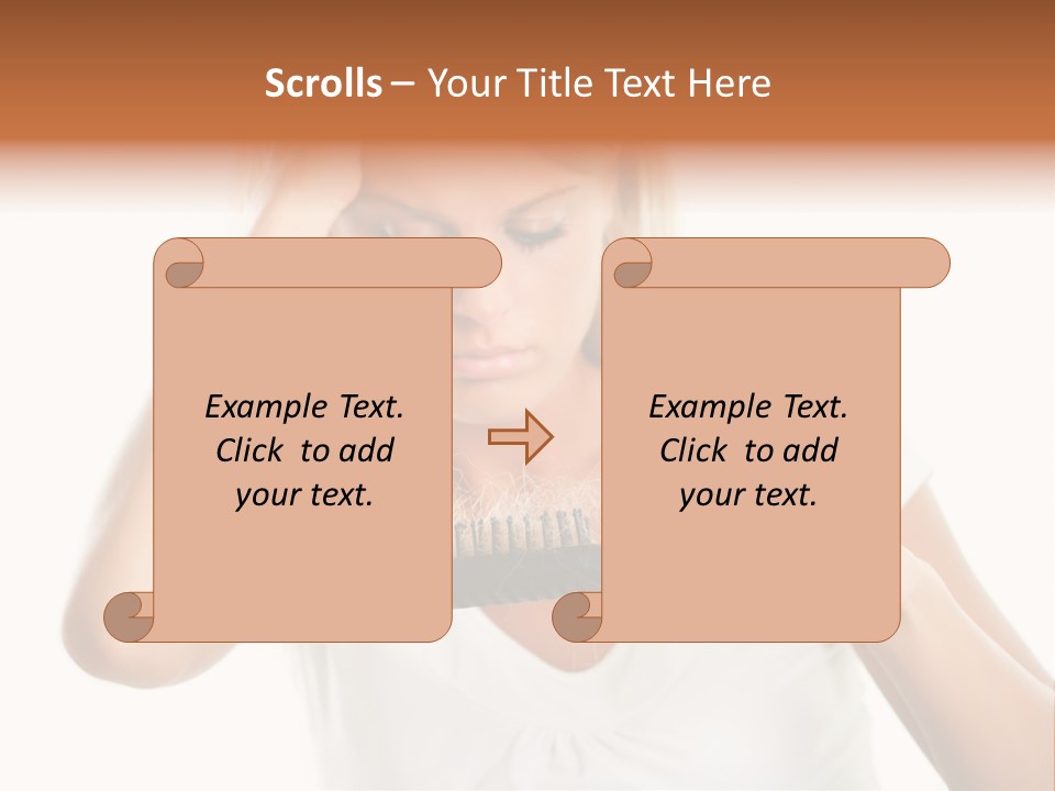 Worried Hair Loss People PowerPoint Template