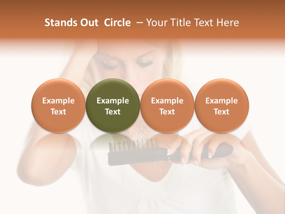 Worried Hair Loss People PowerPoint Template