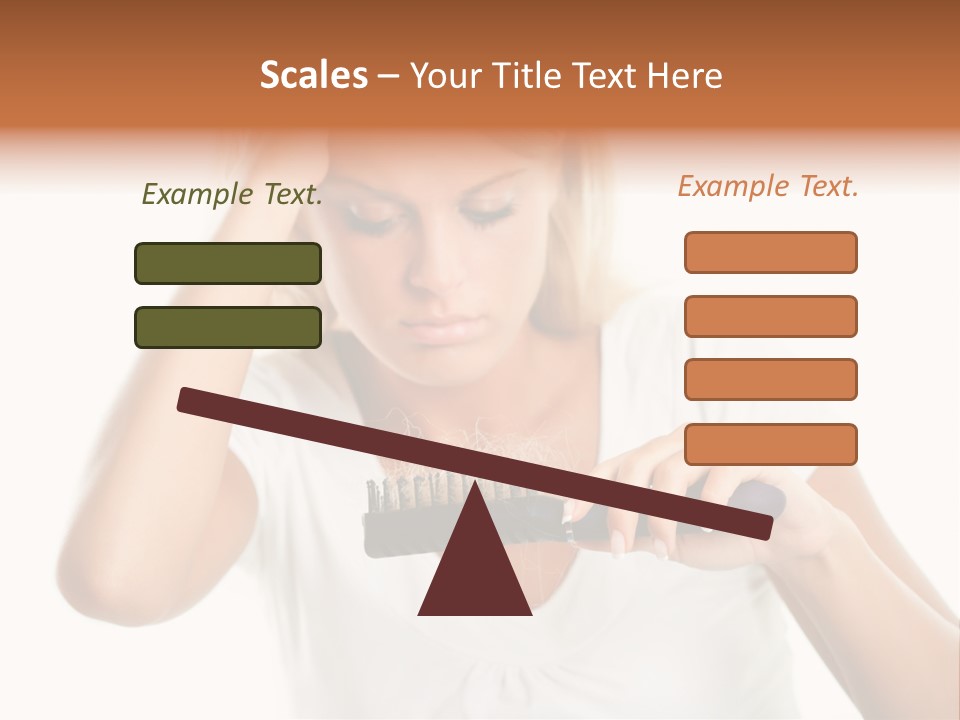Worried Hair Loss People PowerPoint Template