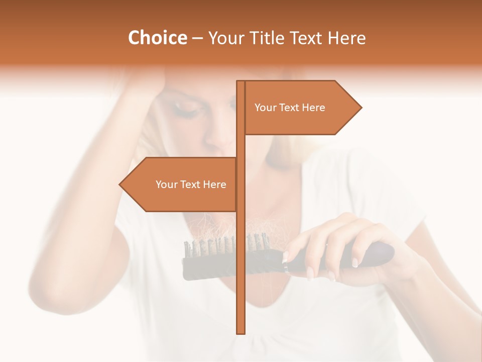 Worried Hair Loss People PowerPoint Template