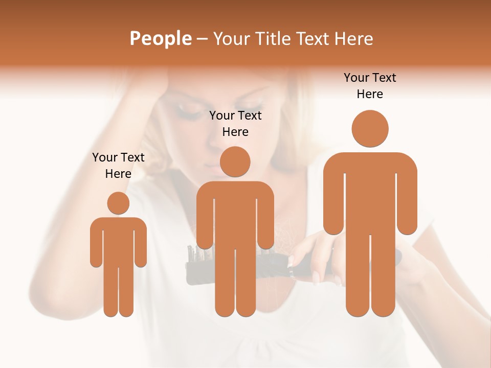 Worried Hair Loss People PowerPoint Template