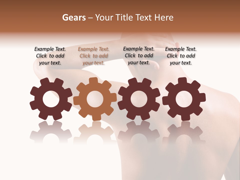 Perspiration Wet Fingers PowerPoint Template