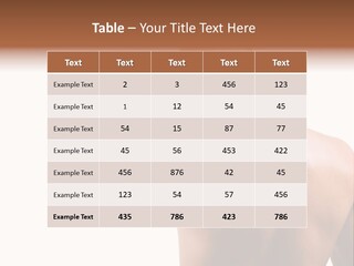 Perspiration Wet Fingers PowerPoint Template