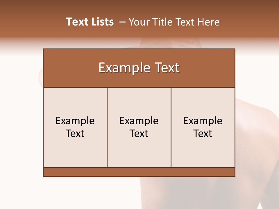 Perspiration Wet Fingers PowerPoint Template