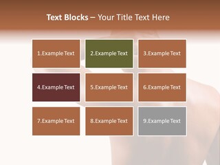 Perspiration Wet Fingers PowerPoint Template