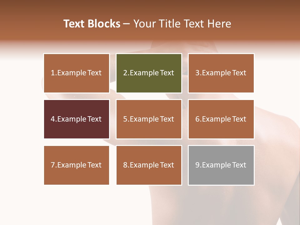 Perspiration Wet Fingers PowerPoint Template