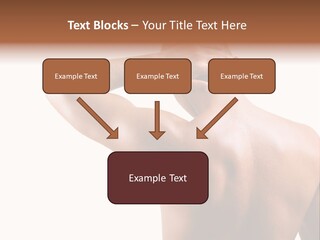 Perspiration Wet Fingers PowerPoint Template