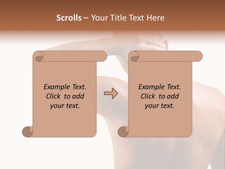 Perspiration Wet Fingers PowerPoint Template