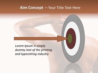 Perspiration Wet Fingers PowerPoint Template