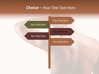 Perspiration Wet Fingers PowerPoint Template