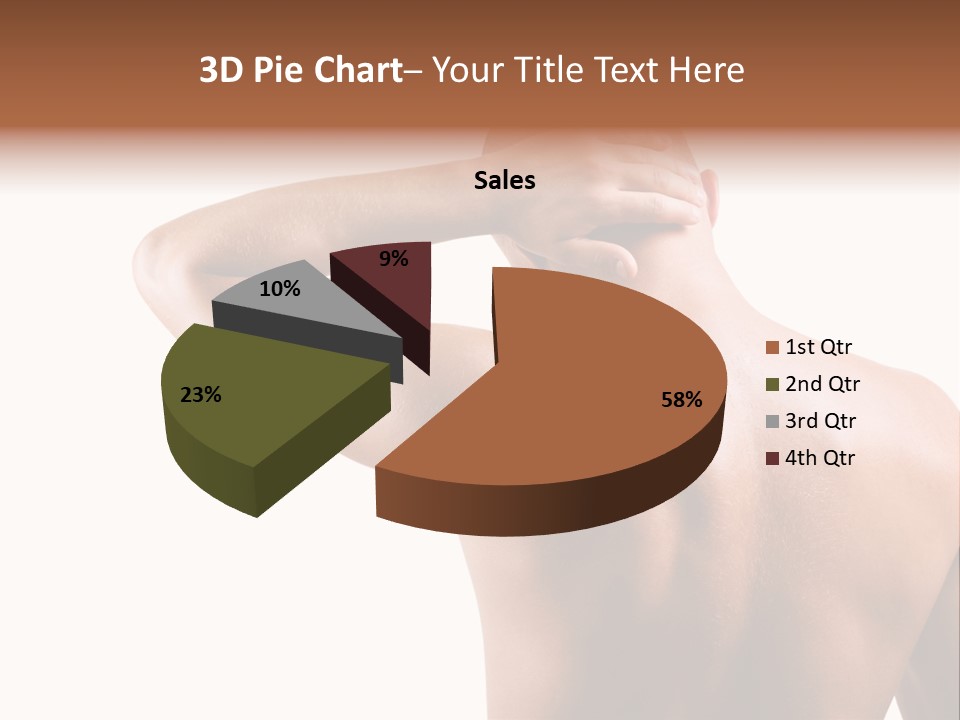 Perspiration Wet Fingers PowerPoint Template