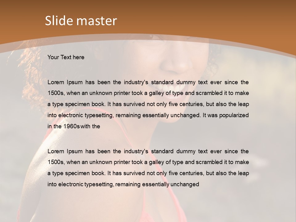 Years Beauty African Ethnicity PowerPoint Template