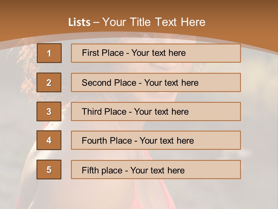 Years Beauty African Ethnicity PowerPoint Template